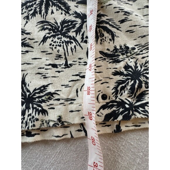 Vintage Polo Ralph Lauren Mens Hawaiian Polo Shirt size XL Floral Palm Trees 90s - Picture 11 of 11